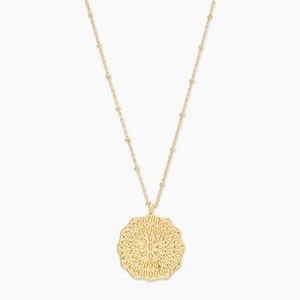 Gorjana Mosaic coin necklace